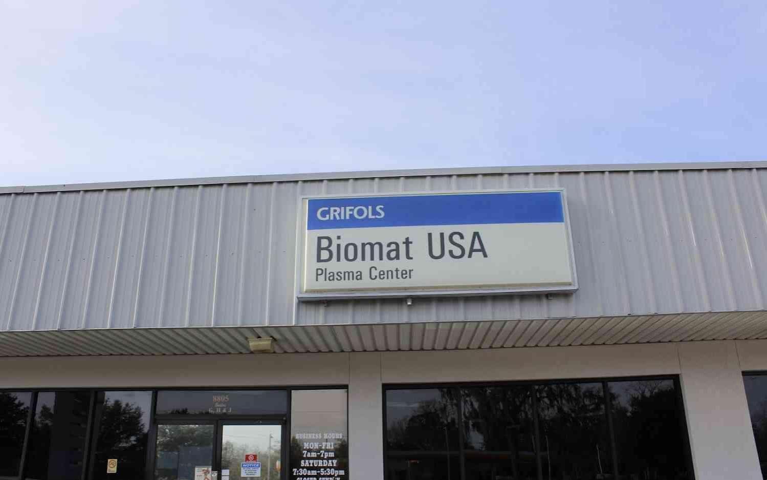 Grifols Biomat USA Savannah, GA